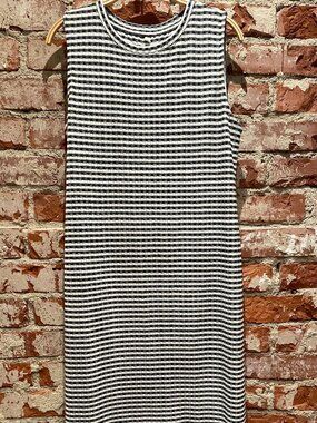 Hedley & Bennett (Ann Taylor Spinoff) - black and white cotton jacquard maxi